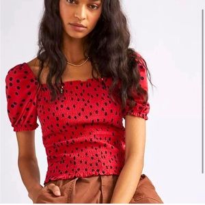Anthropologie | Dolan Polka Dot Top NEW